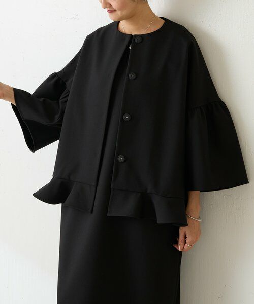 BEARDSLEY / ビアズリー その他アウター | 《1/4(日)12:00予約開始・LIVETART》裾フリルジャケット | 詳細18