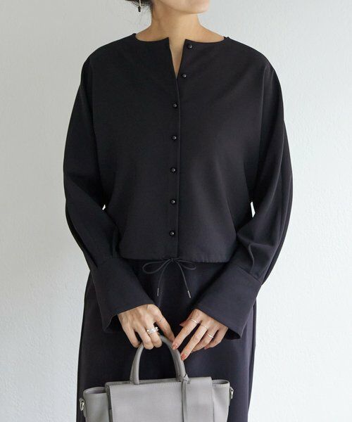 BEARDSLEY / ビアズリー ロング・マキシ丈ワンピース | 《1/4(日)12:00・LIVETART》ダブルクロスコンビワンピース | 詳細15