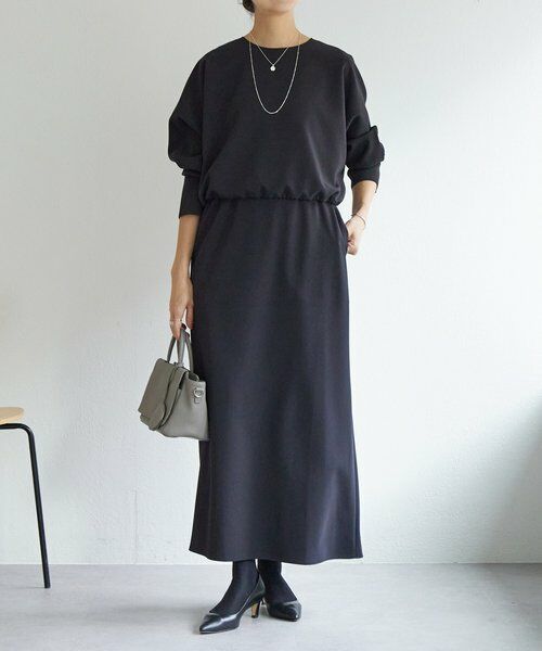 BEARDSLEY / ビアズリー ロング・マキシ丈ワンピース | 《1/4(日)12:00・LIVETART》ダブルクロスコンビワンピース | 詳細19