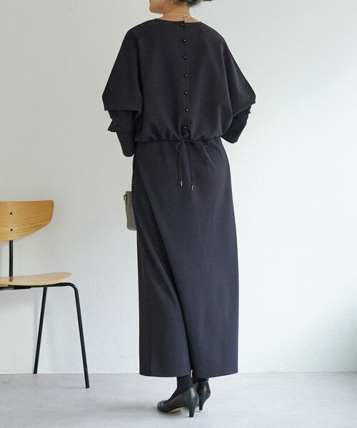 BEARDSLEY / ビアズリー ロング・マキシ丈ワンピース | 《1/4(日)12:00・LIVETART》ダブルクロスコンビワンピース | 詳細20