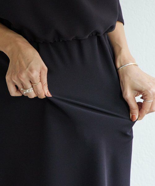 BEARDSLEY / ビアズリー ロング・マキシ丈ワンピース | 《1/4(日)12:00・LIVETART》ダブルクロスコンビワンピース | 詳細23