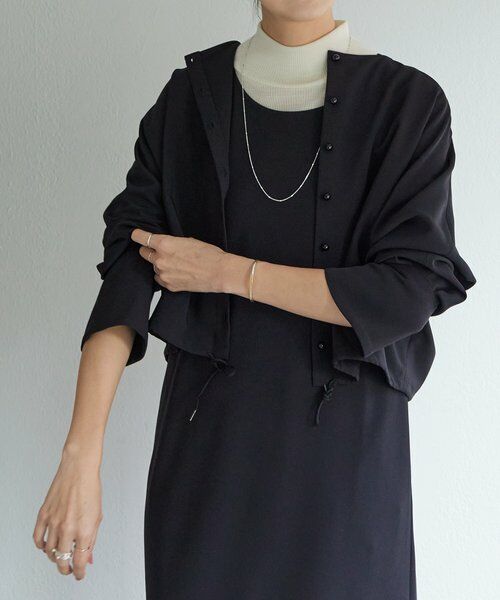 BEARDSLEY / ビアズリー ロング・マキシ丈ワンピース | 《1/4(日)12:00・LIVETART》ダブルクロスコンビワンピース | 詳細30