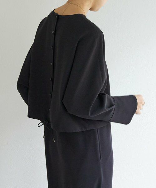 BEARDSLEY / ビアズリー ロング・マキシ丈ワンピース | 《1/4(日)12:00・LIVETART》ダブルクロスコンビワンピース | 詳細8