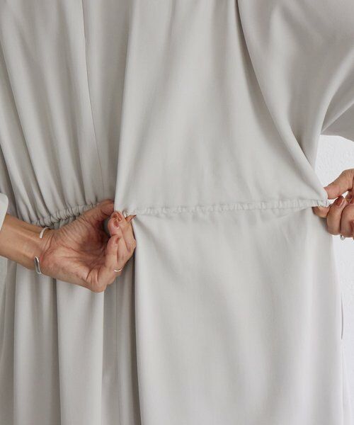 BEARDSLEY / ビアズリー ロング・マキシ丈ワンピース | 《1/4(日)12:00・LIVETART》ギャザーコクーンワンピース | 詳細11