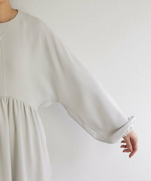 BEARDSLEY / ビアズリー ロング・マキシ丈ワンピース | 《1/4(日)12:00・LIVETART》ギャザーコクーンワンピース | 詳細12