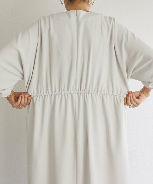 BEARDSLEY / ビアズリー ロング・マキシ丈ワンピース | 《1/4(日)12:00・LIVETART》ギャザーコクーンワンピース | 詳細14