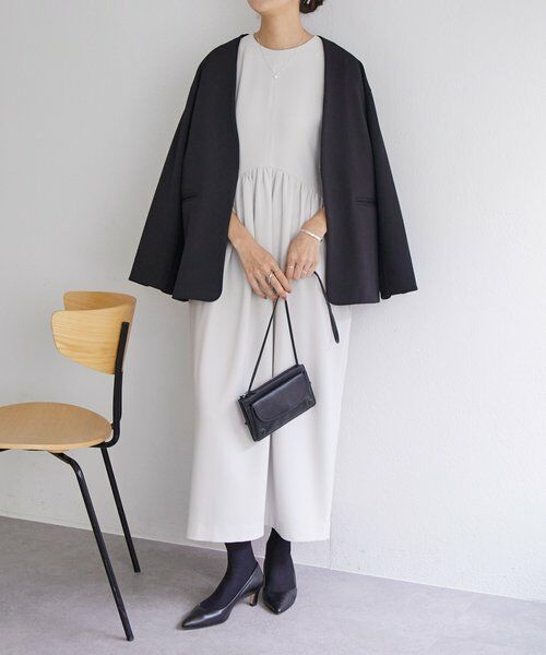 BEARDSLEY / ビアズリー ロング・マキシ丈ワンピース | 《1/4(日)12:00・LIVETART》ギャザーコクーンワンピース | 詳細18