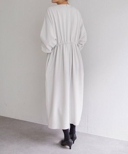 BEARDSLEY / ビアズリー ロング・マキシ丈ワンピース | 《1/4(日)12:00・LIVETART》ギャザーコクーンワンピース | 詳細6