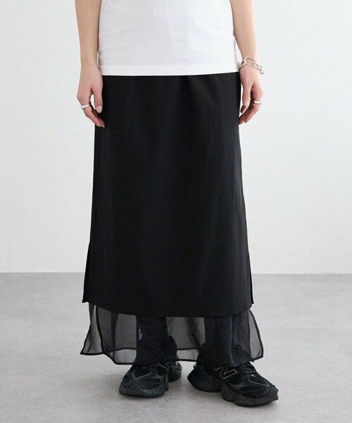 BEARDSLEY / ビアズリー ロング・マキシ丈スカート | 《FRIPIER》シアーレイヤードスカート | 詳細1