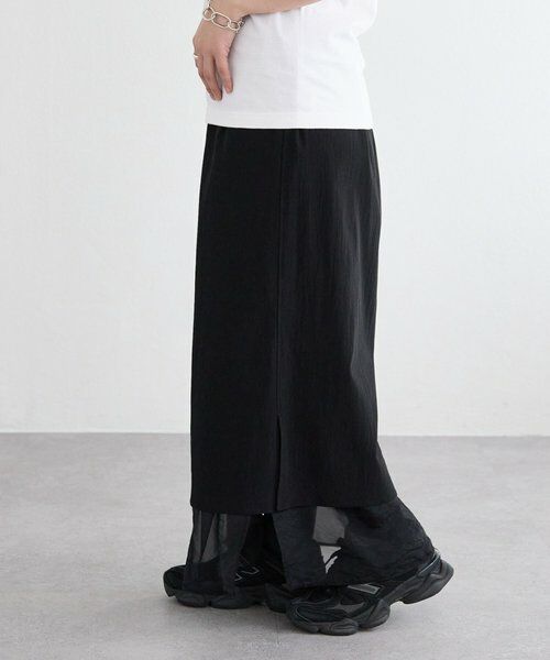 BEARDSLEY / ビアズリー ロング・マキシ丈スカート | 《FRIPIER》シアーレイヤードスカート | 詳細4