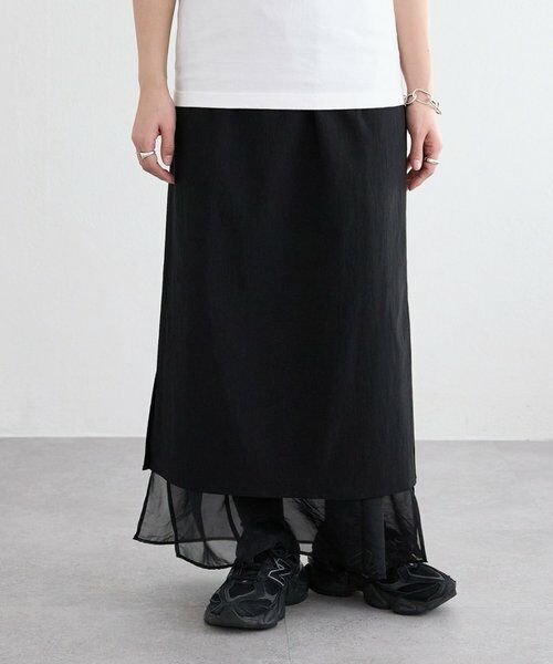 BEARDSLEY / ビアズリー ロング・マキシ丈スカート | 《FRIPIER》シアーレイヤードスカート | 詳細5