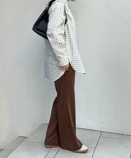 BEARDSLEY / ビアズリー その他パンツ | 《FRIPIER》サテンジャージーフレアパンツ | 詳細9