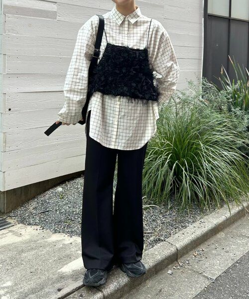 BEARDSLEY / ビアズリー その他パンツ | 《FRIPIER》サテンジャージーフレアパンツ | 詳細12