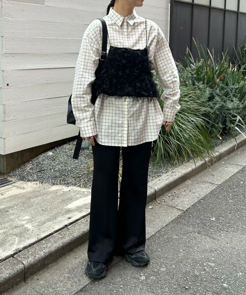 BEARDSLEY / ビアズリー その他パンツ | 《FRIPIER》サテンジャージーフレアパンツ | 詳細13