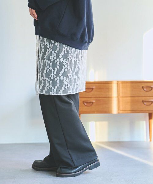 BEARDSLEY / ビアズリー その他パンツ | 《FRIPIER》サテンジャージーフレアパンツ | 詳細17