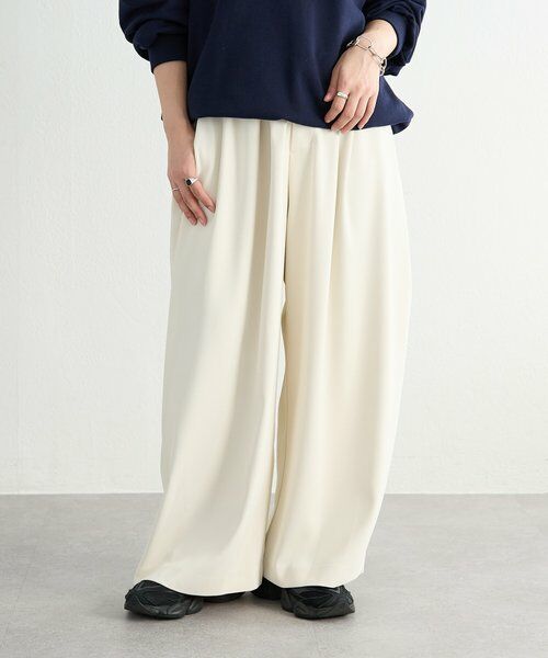 BEARDSLEY / ビアズリー その他パンツ | 《FRIPIER》ワイドタックパンツ | 詳細1