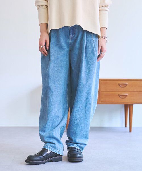 BEARDSLEY / ビアズリー デニムパンツ | 《FRIPIER》タックポケットデニム | 詳細15