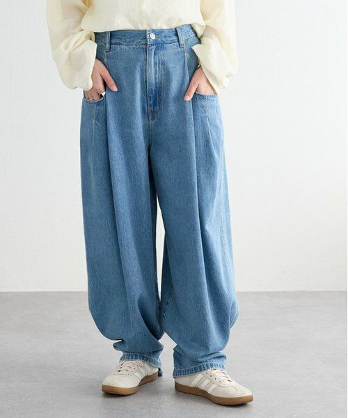 BEARDSLEY / ビアズリー デニムパンツ | 《FRIPIER》タックポケットデニム（ブルー）