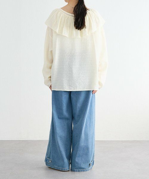 BEARDSLEY / ビアズリー シャツ・ブラウス | 《FRIPIER》フリルエリツキシャツTee | 詳細18