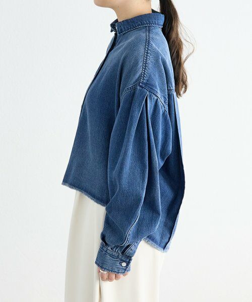 BEARDSLEY / ビアズリー シャツ・ブラウス | 《FRIPIER》カットオフデニムシャツ | 詳細11