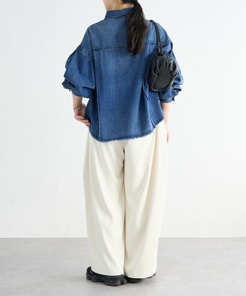 BEARDSLEY / ビアズリー シャツ・ブラウス | 《FRIPIER》カットオフデニムシャツ | 詳細19