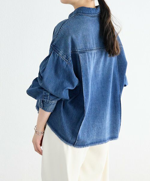 BEARDSLEY / ビアズリー シャツ・ブラウス | 《FRIPIER》カットオフデニムシャツ | 詳細5