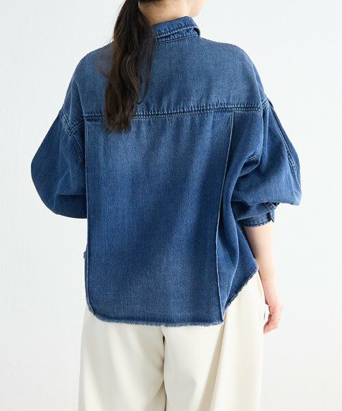 BEARDSLEY / ビアズリー シャツ・ブラウス | 《FRIPIER》カットオフデニムシャツ | 詳細6