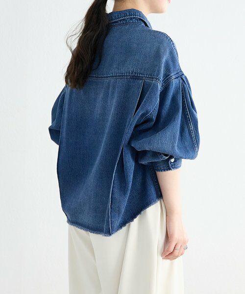 BEARDSLEY / ビアズリー シャツ・ブラウス | 《FRIPIER》カットオフデニムシャツ | 詳細7