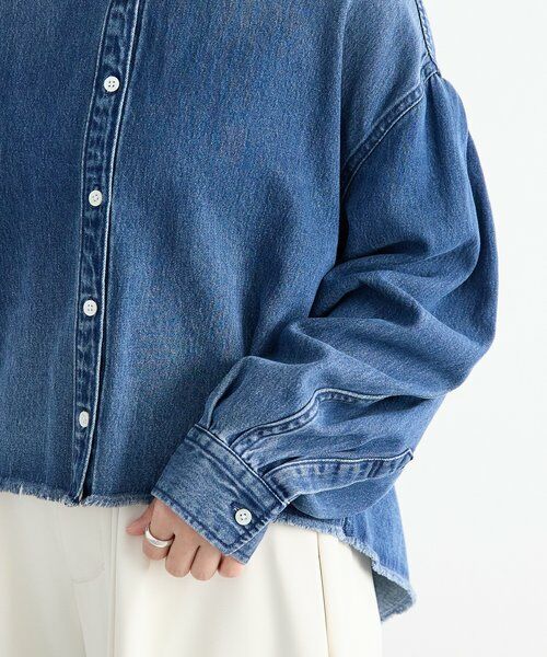 BEARDSLEY / ビアズリー シャツ・ブラウス | 《FRIPIER》カットオフデニムシャツ | 詳細8