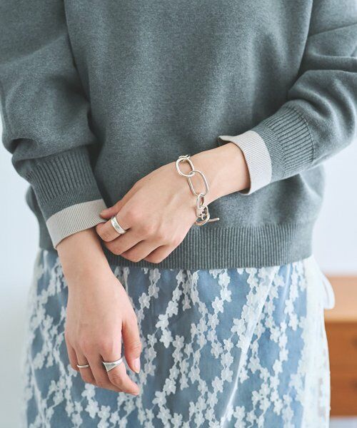 BEARDSLEY / ビアズリー ニット・セーター | 《FRIPIER》レースコンビニット | 詳細1