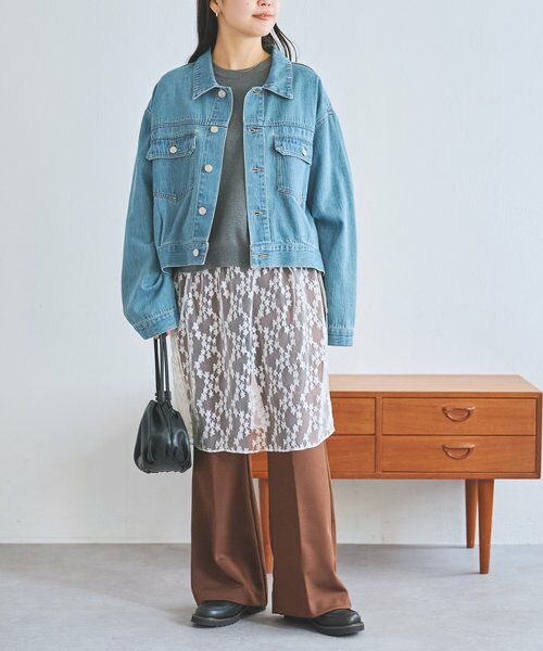 BEARDSLEY / ビアズリー ニット・セーター | 《FRIPIER》レースコンビニット | 詳細14