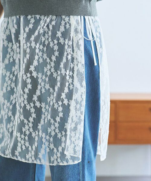 BEARDSLEY / ビアズリー ニット・セーター | 《FRIPIER》レースコンビニット | 詳細18