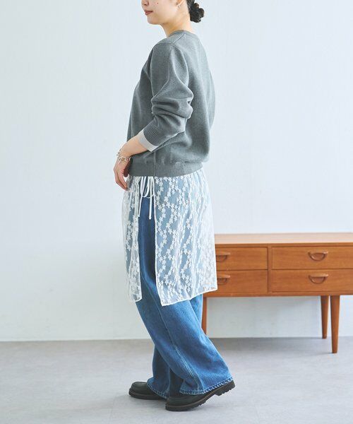 BEARDSLEY / ビアズリー ニット・セーター | 《FRIPIER》レースコンビニット | 詳細6