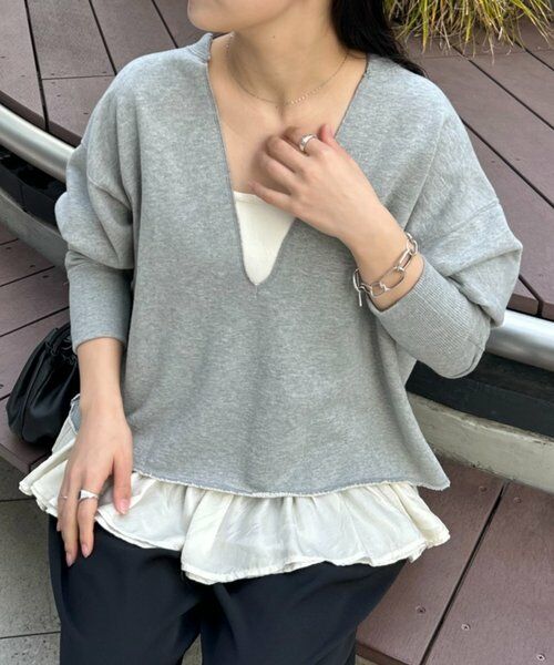 BEARDSLEY / ビアズリー キャミソール・チューブトップ | 《FRIPIER》スソフリルキュプラキャミ | 詳細1