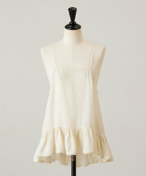BEARDSLEY / ビアズリー キャミソール・チューブトップ | 《FRIPIER》スソフリルキュプラキャミ | 詳細9