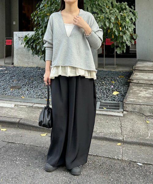 BEARDSLEY / ビアズリー カットソー | 《FRIPIER》フカVカットオフトレーナー | 詳細4