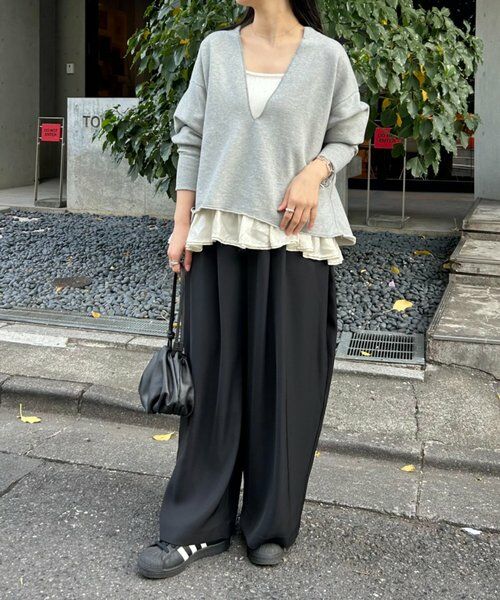 BEARDSLEY / ビアズリー カットソー | 《FRIPIER》フカVカットオフトレーナー | 詳細5