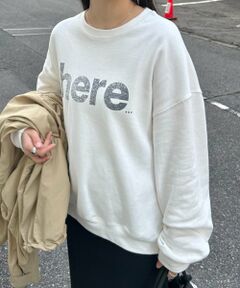 BEARDSLEY / ビアズリー カットソー | 《FRIPIER》ロゴスウェット