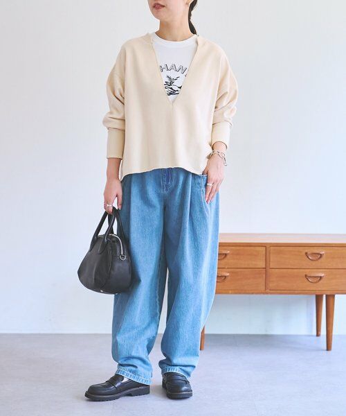 BEARDSLEY / ビアズリー カットソー | 1/24(土)11：00予約《FRIPIER》アンシャンTee | 詳細16