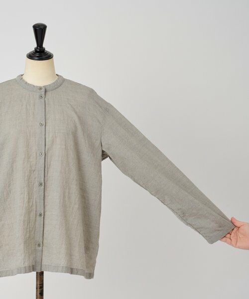 BEARDSLEY / ビアズリー シャツ・ブラウス | 《MANUELLE GUIBAL》ライトウールシャツ | 詳細2