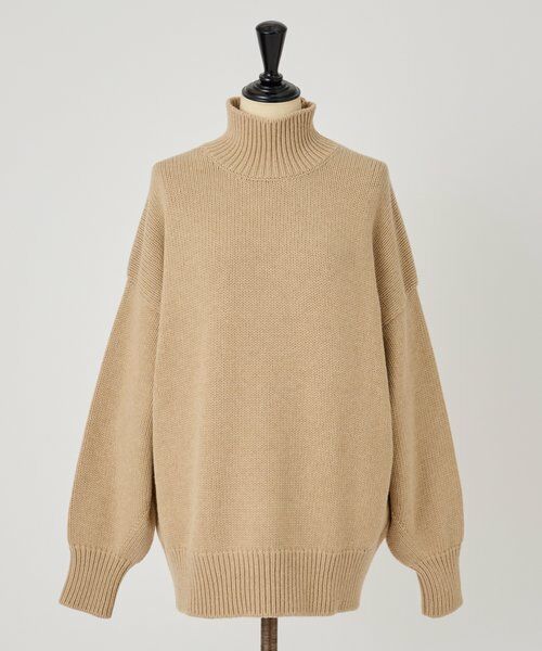 BEARDSLEY / ビアズリー ニット・セーター | 《CORDERA》ハイネックニット（ベージュ）