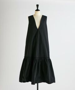 BEARDSLEY / ビアズリー ロング・マキシ丈ワンピース | 《HiROMITHiSTLE》裾ギャザー後ろボタンワンピース