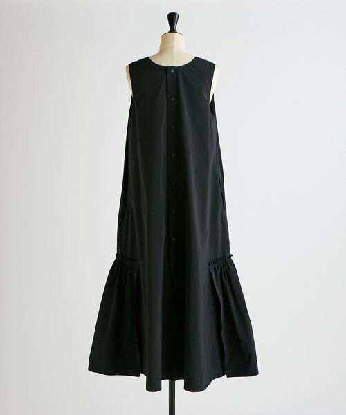BEARDSLEY / ビアズリー ロング・マキシ丈ワンピース | 《HiROMITHiSTLE》裾ギャザー後ろボタンワンピース | 詳細5