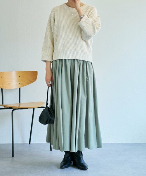 BEARDSLEY / ビアズリー ニット・セーター | 《1/23(金)11：00予約開始》シルク畦ニット | 詳細1