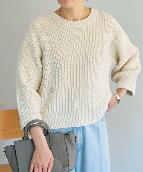 BEARDSLEY / ビアズリー ニット・セーター | 《1/23(金)11：00予約開始》シルク畦ニット | 詳細15