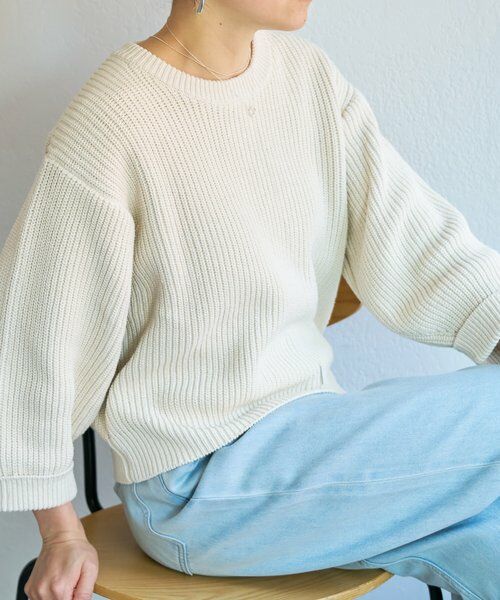 BEARDSLEY / ビアズリー ニット・セーター | 《1/23(金)11：00予約開始》シルク畦ニット | 詳細17