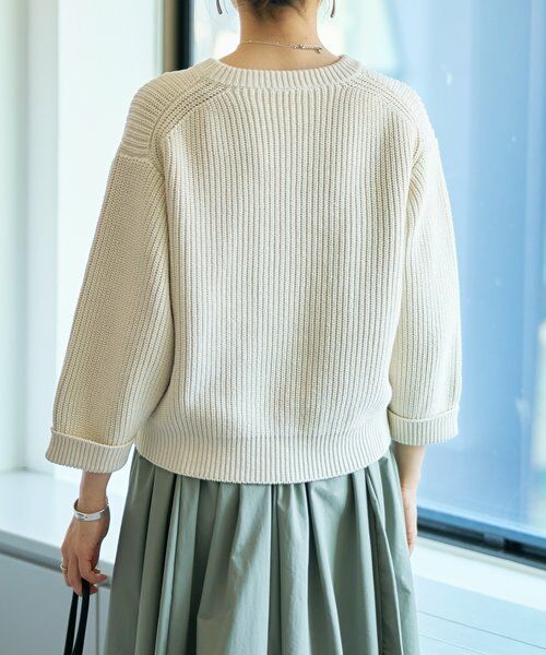 BEARDSLEY / ビアズリー ニット・セーター | 《1/23(金)11：00予約開始》シルク畦ニット | 詳細7