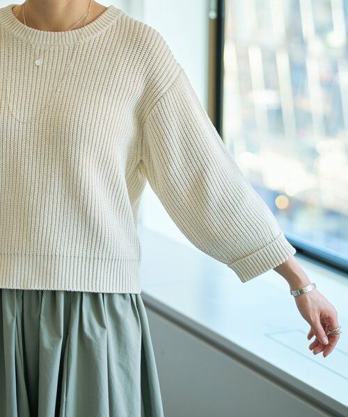BEARDSLEY / ビアズリー ニット・セーター | 《1/23(金)11：00予約開始》シルク畦ニット | 詳細8