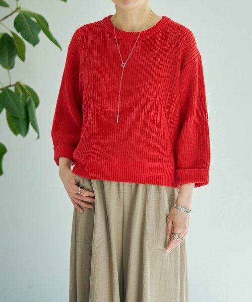 BEARDSLEY / ビアズリー ニット・セーター | 《1/23(金)11：00予約開始》シルク畦ニット | 詳細22