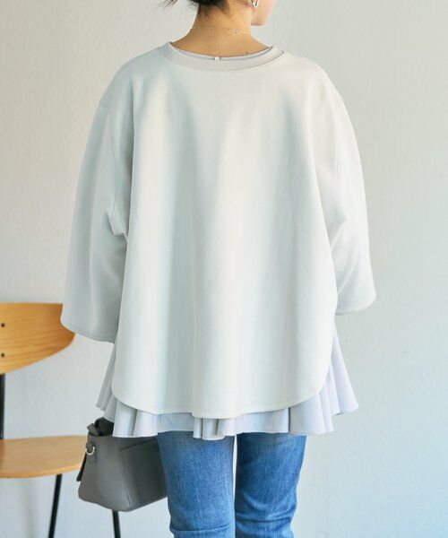 BEARDSLEY / ビアズリー カットソー | 《1/23(金)11：00予約開始》フレアコンビトレーナー | 詳細4